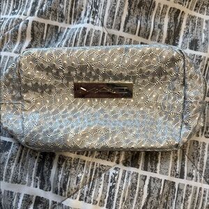 MAC Cosmetics Silver Textured Cosmetic Bag
